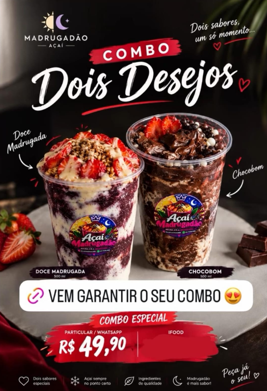 Combo Dois Desejos